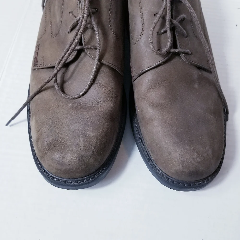 NUNN BUSH BROWN LEATHER UPPER MEN'S DRESS SHOE SIZE 10